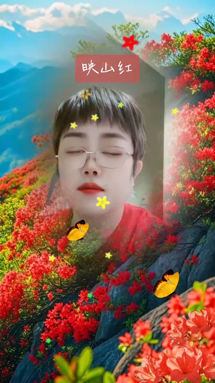 老师好，上交作业《映山红》，希望老师给予插图